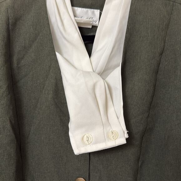 Pride and joy green dress blazer size 16 - Picture 4 of 6